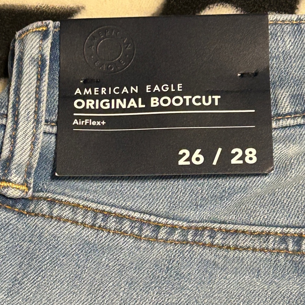 American Eagle Outfitters Light Blue Bootcut Jeans - Picture 3 of 8